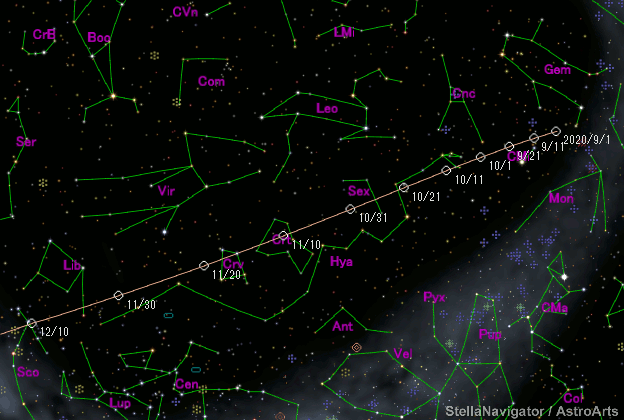 11 23 C S3 Erasmus 彗星适合观测 奇点天文