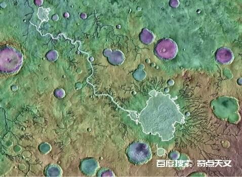 火星很多地貌都是由陨石坑溢出快速而猛烈的洪水形成