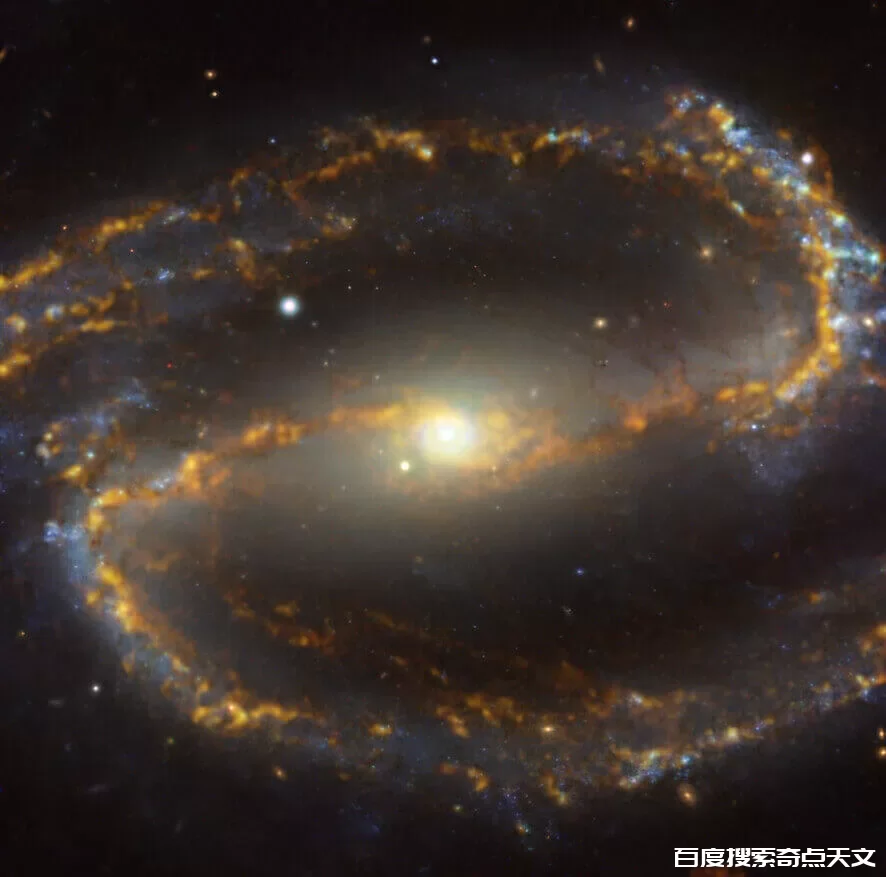 用声音表现的“NGC 1300”的狂风，NASA公开可听视频