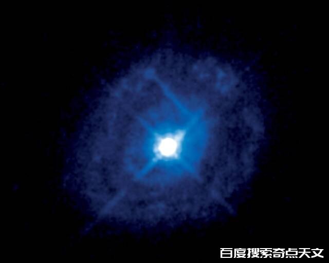 哈勃太空望远镜拍摄的Markarian 509活动星系核图像 哈勃太空望远镜拍摄的Markarian 509活动星系核图像
