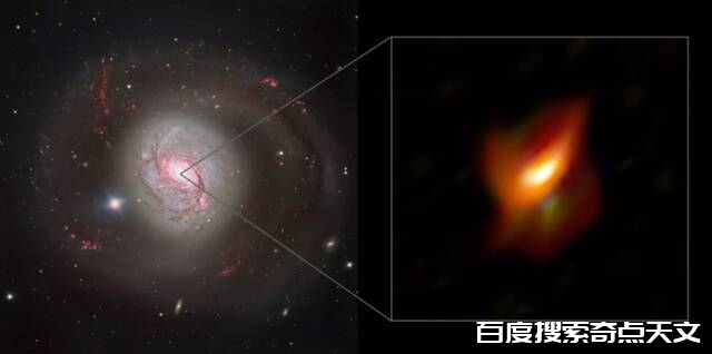 Messier 77星系中心发现一个质量约为太阳1500万倍的超大质量黑洞