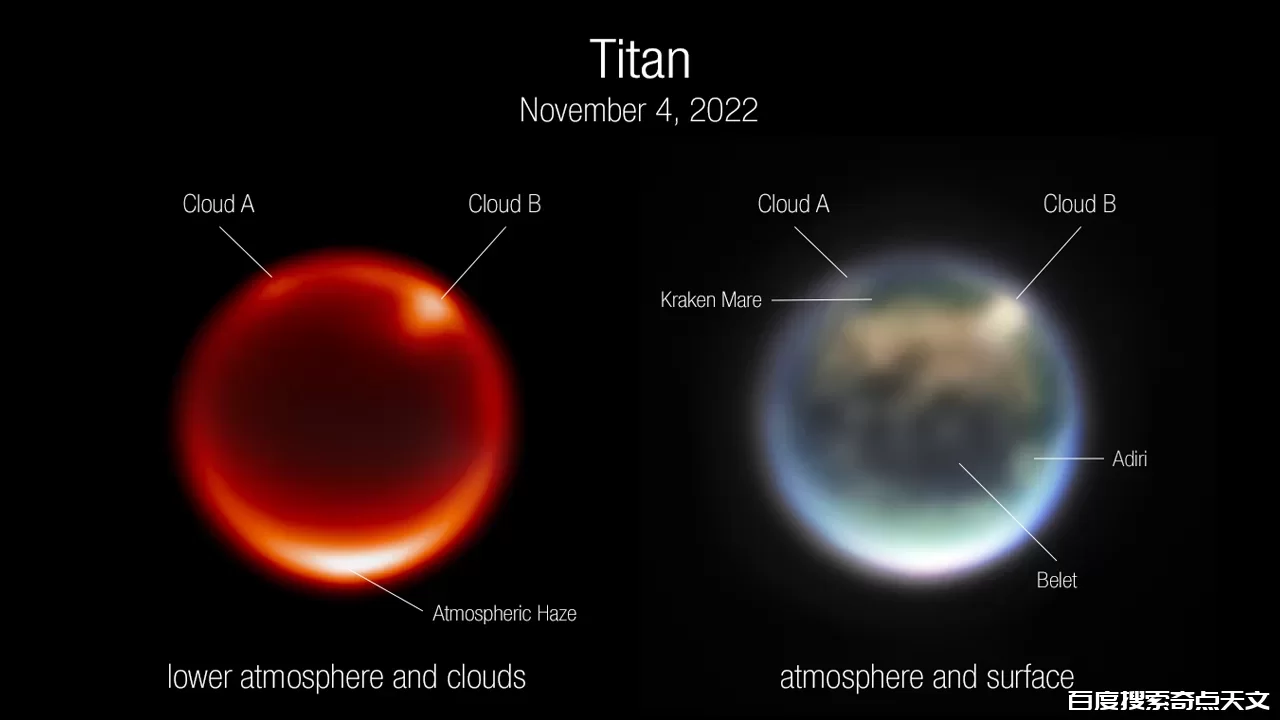 韦伯太空望远镜下的土卫六让科学家们兴奋不已 赵瑞青 韦伯太空望远镜下的土卫六让科学家们兴奋不已