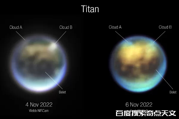 韦伯太空望远镜下的土卫六让科学家们兴奋不已 赵瑞青 韦伯太空望远镜下的土卫六让科学家们兴奋不已