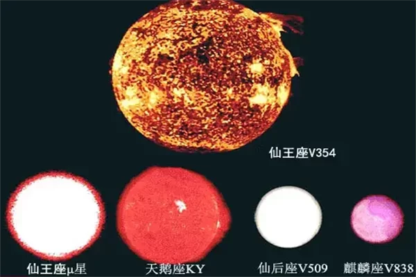 宇宙十大最大恒星,第一体积最大,第十肉眼可看到 天文萌新 宇宙十大最大恒星,第一体积最大,第十肉眼可看到