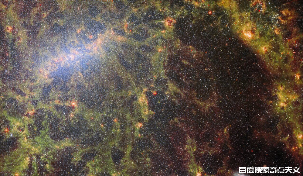 韦伯观察到NGC 5068的恒星形成区 赵瑞青 韦伯观察到NGC 5068的恒星形成区