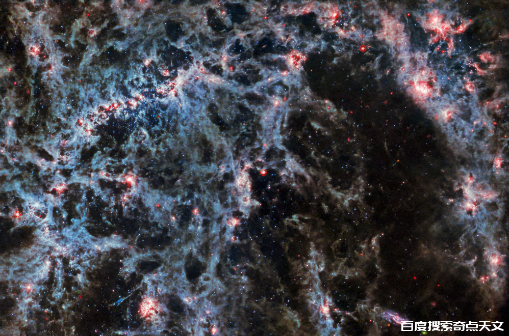 韦伯观察到NGC 5068的恒星形成区 赵瑞青 韦伯观察到NGC 5068的恒星形成区