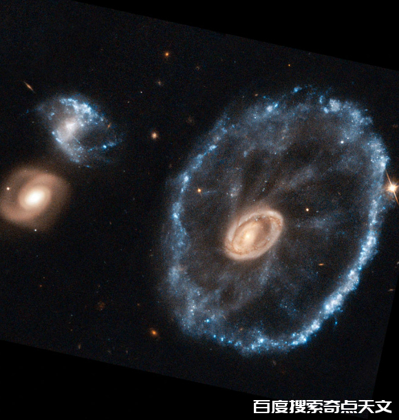 迄今为止,最为壮观,这就是车轮星系 零度星系 迄今为止,最为壮观,这就是车轮星系