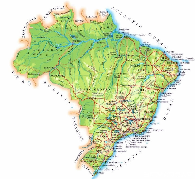 巴西国土面积、地理环境、气候、人口和经济数据 天文之家 巴西国土面积、地理环境、气候、人口和经济数据
