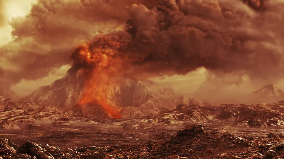 金星火山可能是由很久以前的猛烈撞击驱动的