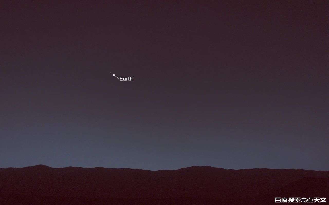 在火星上看地球,地球也是天上的一颗星星吗? 在火星上看地球,地球也是天上的一颗星星吗?