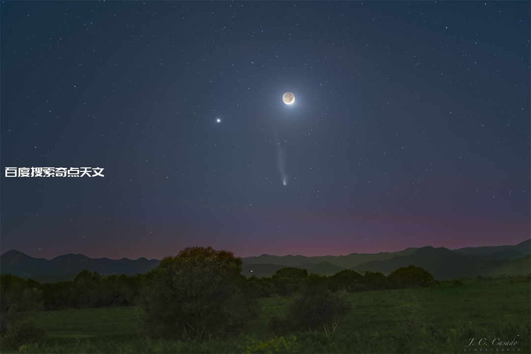 彗星、行星与月亮 彗星、行星与月亮