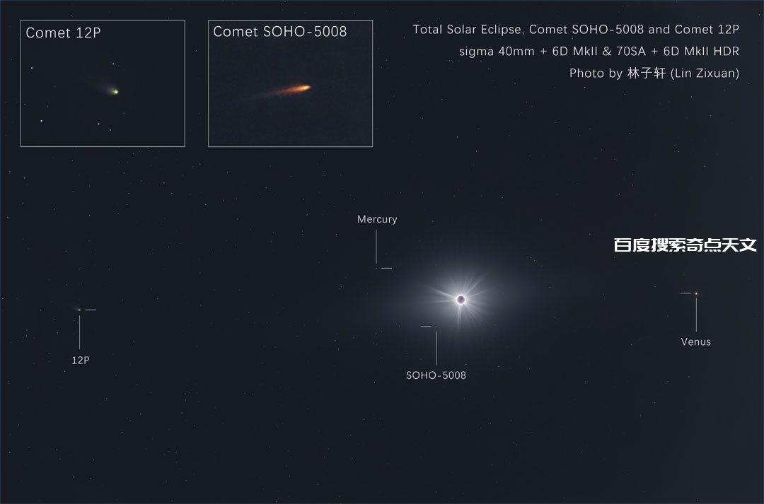 全食日与彗星 全食日与彗星