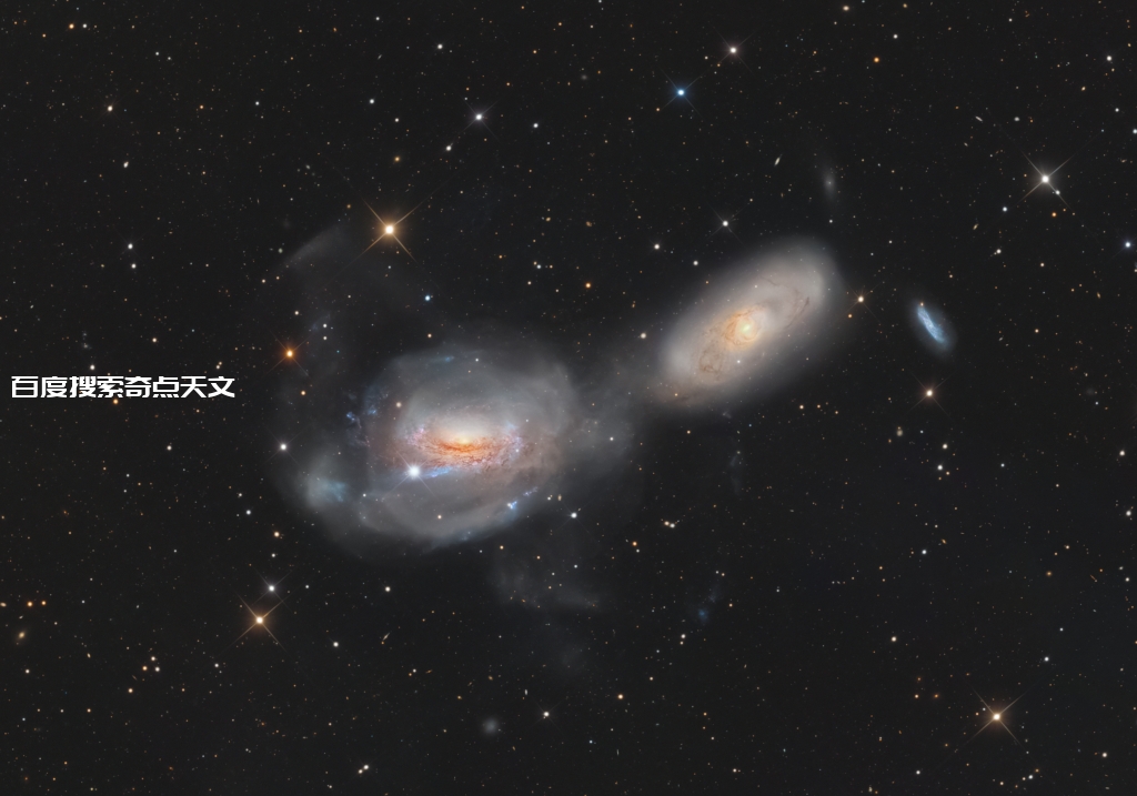 松开之中的NGC 3169 松开之中的NGC 3169