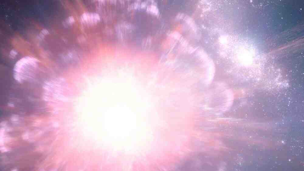 詹姆斯·韦伯空间望远镜探测到宇宙黎明时期爆发的破纪录超新星 | 奇点天文的配图