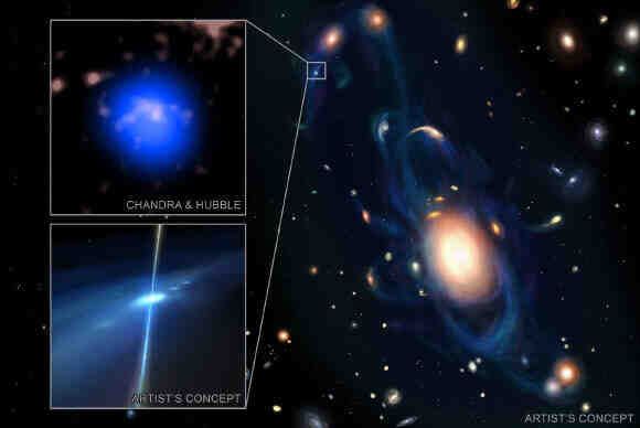 天文学家观测到中子星在意外环境中碰撞的配图