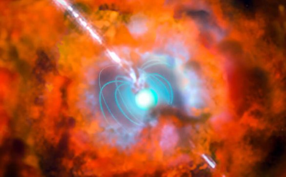 天文学家发现介于脉冲星与磁星之间的天体