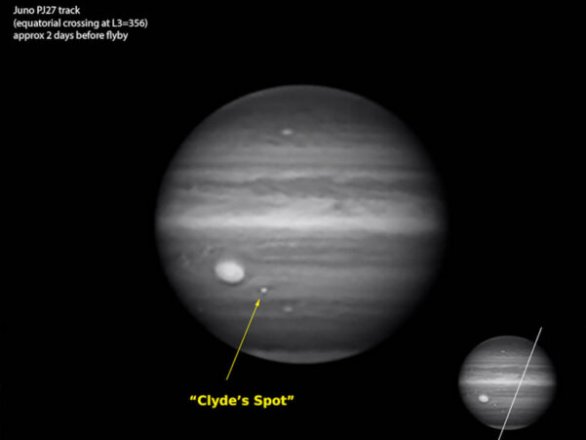 业余天文学家发现木星上的新斑点