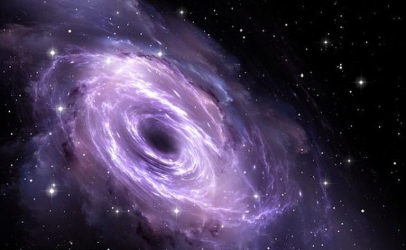 银河系中心附近发现中等黑洞：10万倍太阳质量