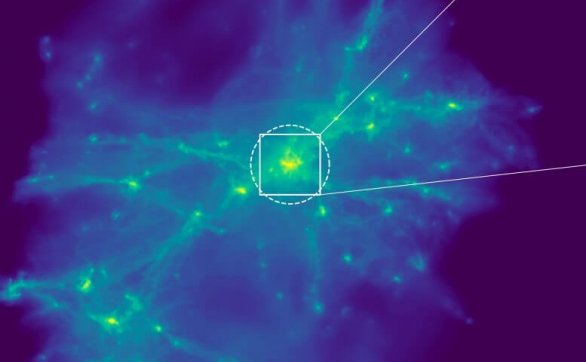 新的模拟揭示星系如何喂养其超大质量黑洞