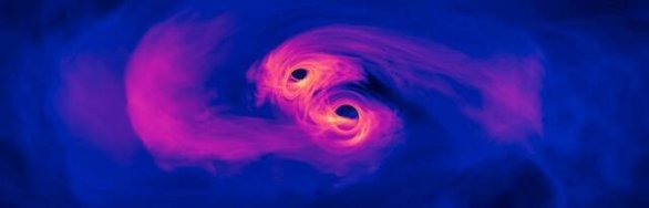 天文学家正在观察天空并等待着好戏上演：12亿光年外的星系中一对黑洞正合并